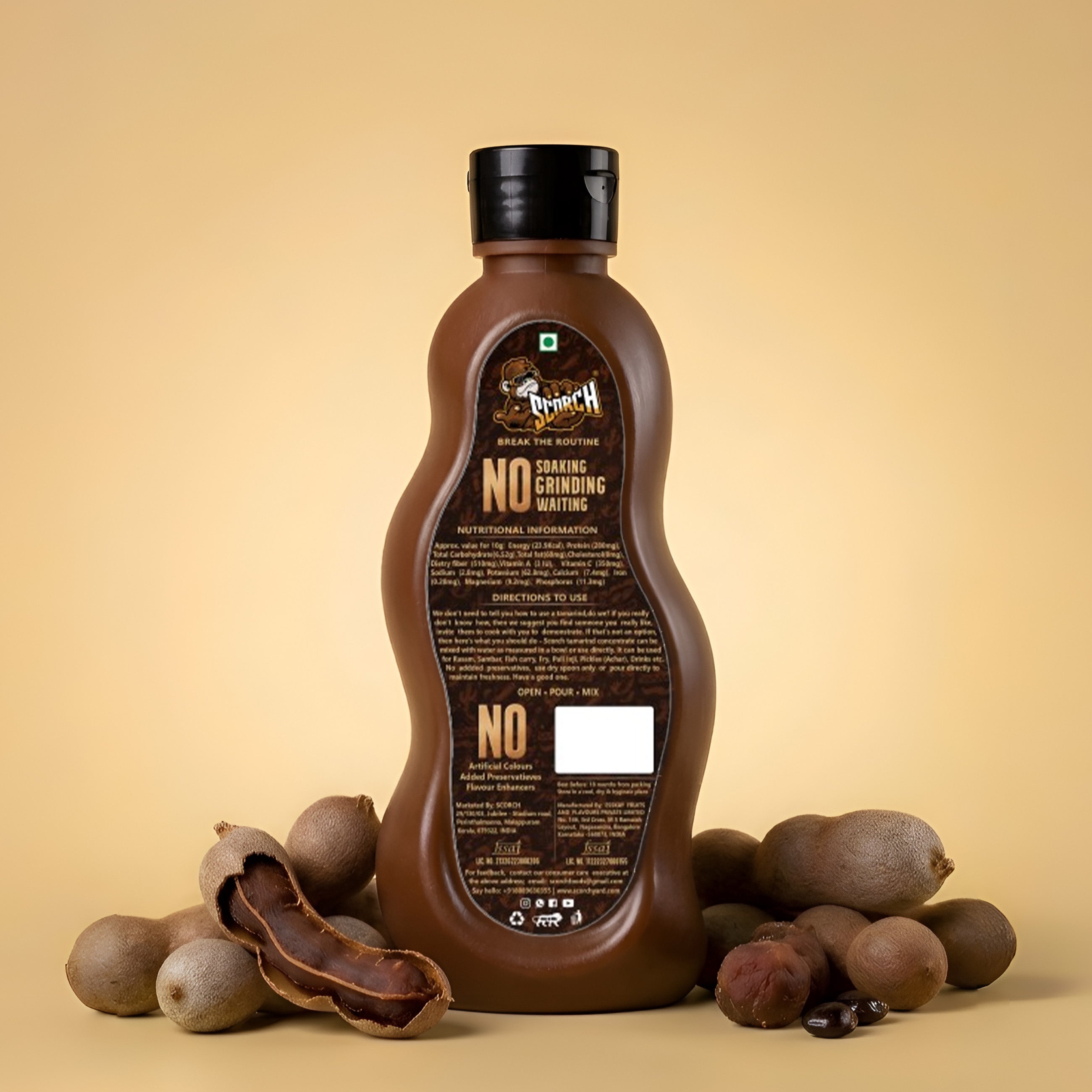 Scorch Tamarind Concentrate - No Soaking, Grinding and Waiting - 100% Natural Tamarind